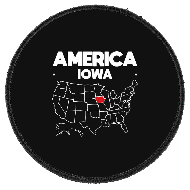 Usa Lowa, Usa Lowa Vintage, Usa Lowa Art, Usa Lowa Painting, Usa Lowa  Round Patch | Artistshot