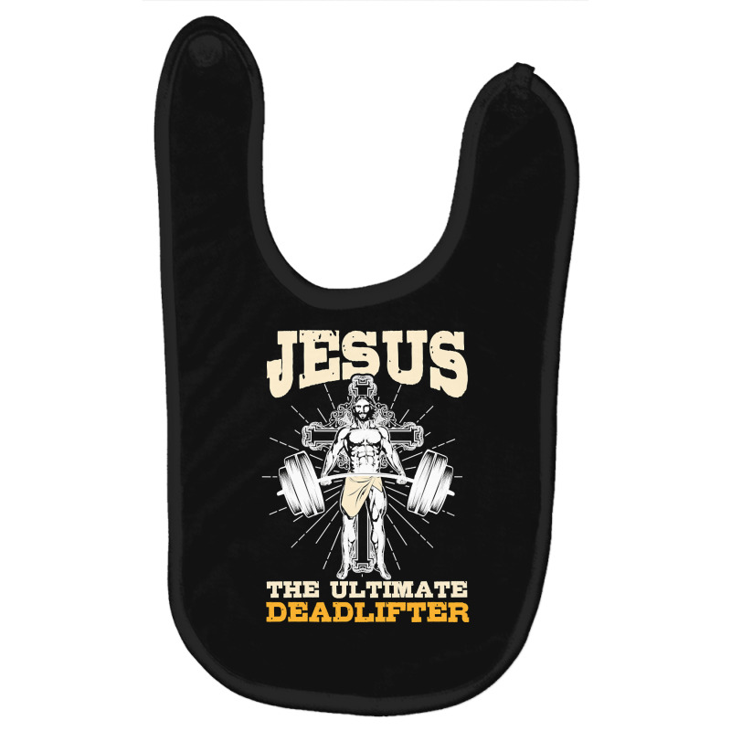 Deadlifter Jesus, Deadlifter Jesus Art, Deadlifter Jesus Painting, Dea Baby Bibs by cm-arts | Artistshot