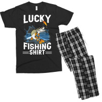 Lucky Fishing, Lucky Fishing Vintage, Lucky Fishing Art, Lucky Fishing Men's T-shirt Pajama Set | Artistshot