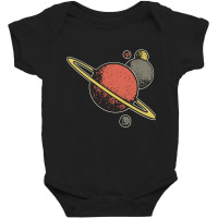 Retro Milky Way, Retro Milky Way Art, Retro Milky Way Vintage, Retro M Baby Bodysuit | Artistshot