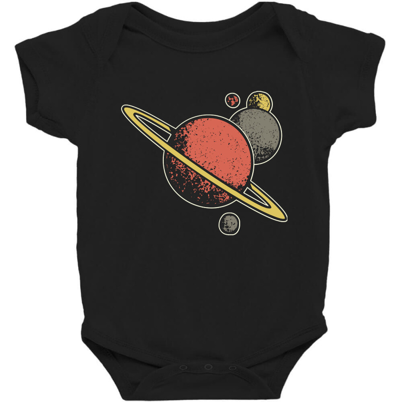 Retro Milky Way, Retro Milky Way Art, Retro Milky Way Vintage, Retro M Baby Bodysuit by cm-arts | Artistshot