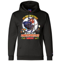 My Broom Broke So Now I'm A Anesthetist Nurse Halloween Boo Champion Hoodie | Artistshot