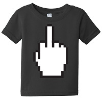 Digital Middle Finger, Digital Middle Finger Art, Digital Middle Finge Baby Tee | Artistshot