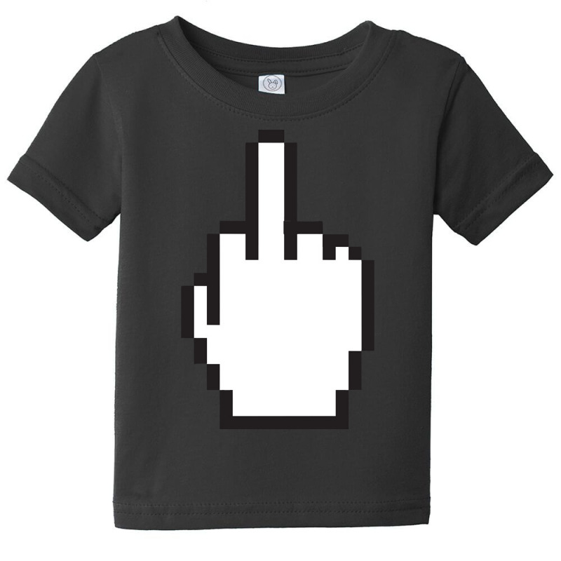 Digital Middle Finger, Digital Middle Finger Art, Digital Middle Finge Baby Tee by cm-arts | Artistshot