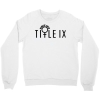 Title Ix 50th Anniversary Since 1972 Women's Sports History Premium T Crewneck Sweatshirt | Artistshot