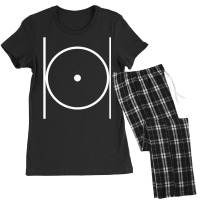 Masonic Point Within A Circle Circumpunct Parallel Lines T Shirt Women's Pajamas Set | Artistshot