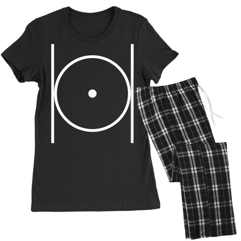 Masonic Point Within A Circle Circumpunct Parallel Lines T Shirt Women's Pajamas Set by cm-arts | Artistshot