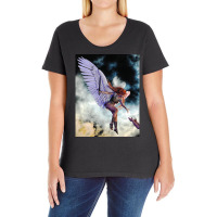 Renaissance Angel, Renaissance Angel Art, Renaissance Angel Vintage, R Ladies Curvy T-shirt | Artistshot