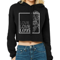 Love Graphic Casual Pullover Hoodie Cropped Hoodie | Artistshot