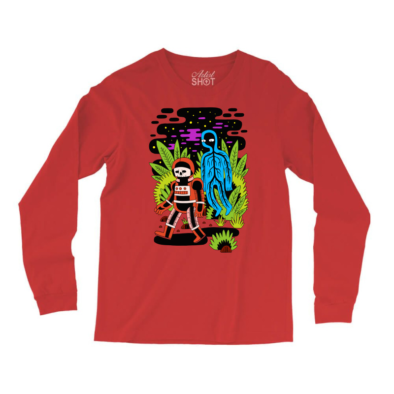 Ghost Space Long Sleeve Shirts | Artistshot