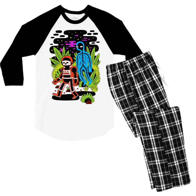 Ghost Space Men's 3/4 Sleeve Pajama Set | Artistshot