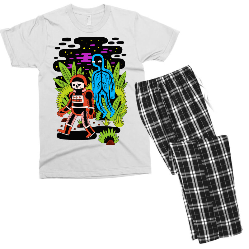 Ghost Space Men's T-shirt Pajama Set | Artistshot