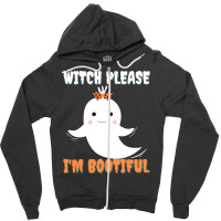 Witch Please I M Bootiful Halloween Costume Men Women Kids Zipper Hoodie | Artistshot