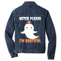 Witch Please I M Bootiful Halloween Costume Men Women Kids Men Denim Jacket | Artistshot