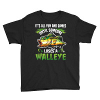 Walleye Fishing, Walleye Fishing Vintage, Walleye Fishing Art, Walleye Youth Tee | Artistshot