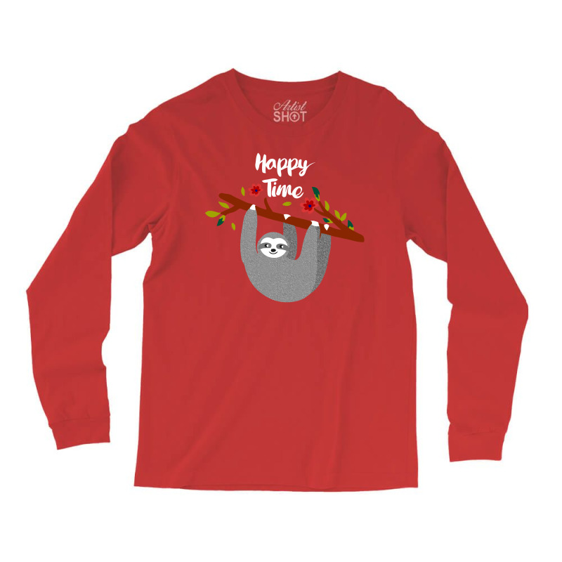 Happy Time Long Sleeve Shirts by PLANETSHIRTS | Artistshot