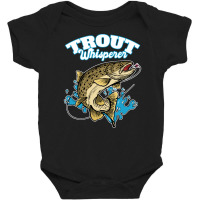 Trout Wisperer, Trout Wisperer Vintage, Trout Wisperer Art, Trout Wisp Baby Bodysuit | Artistshot