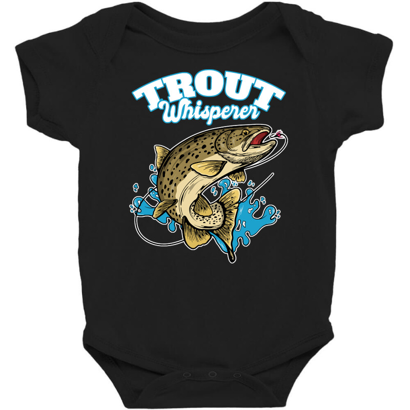 Trout Wisperer, Trout Wisperer Vintage, Trout Wisperer Art, Trout Wisp Baby Bodysuit by SHUTREI55 | Artistshot