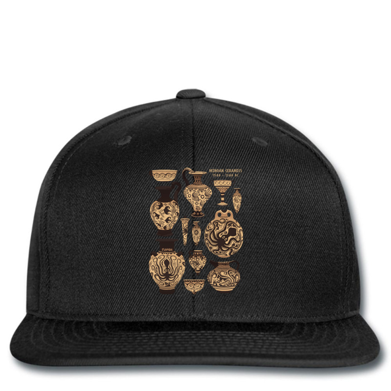 Late Minoan Ceramics Printed hat by cm-arts | Artistshot