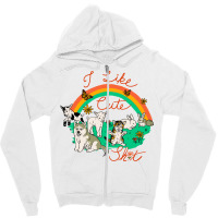 I Like Cute Zipper Hoodie | Artistshot