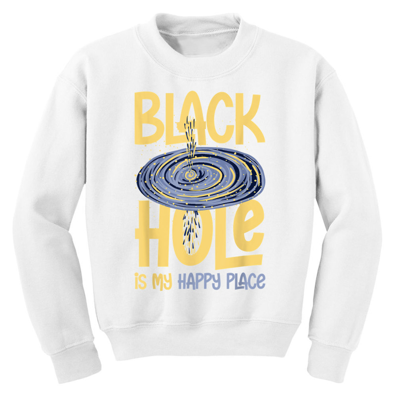 Black Hole Space Light Galaxy Universe Milky Way Gravity T Shirt Youth Sweatshirt by cm-arts | Artistshot