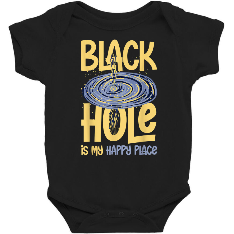 Black Hole Space Light Galaxy Universe Milky Way Gravity T Shirt Baby Bodysuit by cm-arts | Artistshot