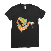 Bass Orangey, Bass Orangey Vintage, Bass Orangey Art, Bass Orangey Pai Ladies Fitted T-shirt | Artistshot