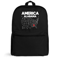 Usa Alabama, Usa Alabama Vintage, Usa Alabama Art, Usa Alabama Paintin Backpack | Artistshot