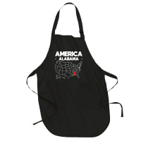 Usa Alabama, Usa Alabama Vintage, Usa Alabama Art, Usa Alabama Paintin Full-length Apron | Artistshot