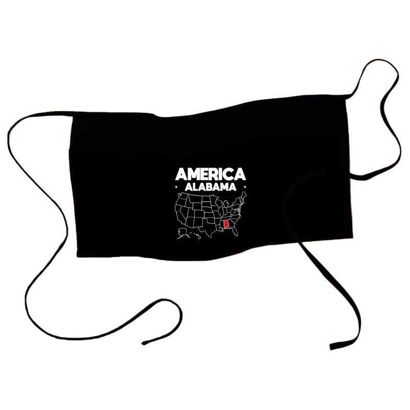 Usa Alabama, Usa Alabama Vintage, Usa Alabama Art, Usa Alabama Paintin Waist Apron | Artistshot