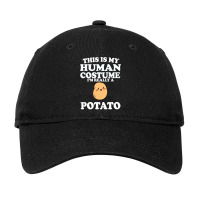 This Is My Human Costume I'm Really A Potato  Halloween Adjustable Cap | Artistshot