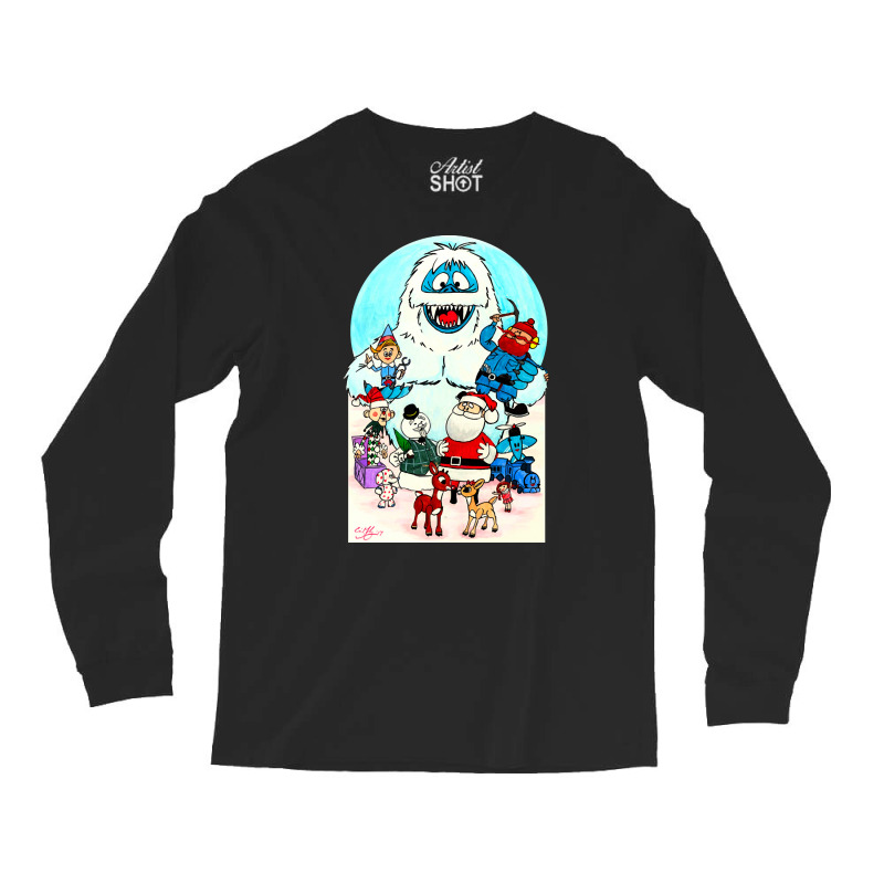 Rudolph Family Portrait, Rudolph Family Portrait Art, Rudolph Family P Long Sleeve Shirts | Artistshot