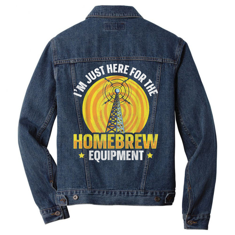 Radio Operating Hobby Design For A Ham Radio Operator T Shirt Men Denim Jacket | Artistshot