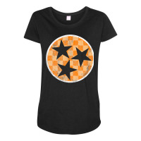 Tennessee Flag Weekend Fan Of The Vols Football Orange White T Shirt Maternity Scoop Neck T-shirt | Artistshot