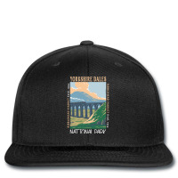 Yorkshire Dales National Park England Distressed Vintage Long Sleeve T Printed Hat | Artistshot