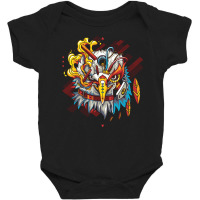 Eagle Robot, Eagle Robot Art, Eagle Robot Painting, Eagle Robot Vintag Baby Bodysuit | Artistshot