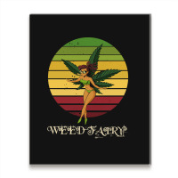 Weed Fairy, Weed Fairy Art, Weed Fairy Painting, Weed Fairy Vintage, W Metal Print Vertical | Artistshot