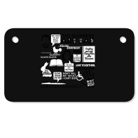 Lost Quotes Motorcycle License Plate | Artistshot