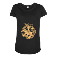 Heilung Horse Viking Warrior Mythology Maternity Scoop Neck T-shirt | Artistshot