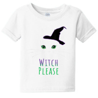 Pagan Kitty Witch Please Funny Halloween Cat Lover Tank Top Baby Tee | Artistshot