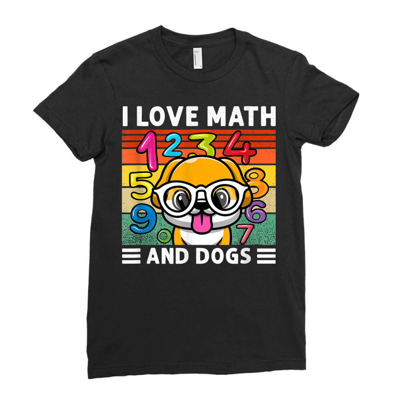 Number Learning Calculator Costume Matc Day Math Outfit Kids T Shirt Ladies Fitted T-Shirt by cm-arts | Artistshot