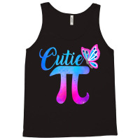 Cute & Funny Cutie Pi Math Pie Butterfly Adorable Math Pun T Shirt Tank Top | Artistshot