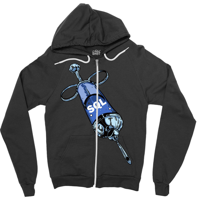 Sql Injection, Sql Injection Art, Sql Injection Vintage, Sql Injection Zipper Hoodie | Artistshot