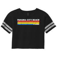 Retro 80s Panama City Beach Florida Fl Souvenir T Shirt Scorecard Crop Tee | Artistshot