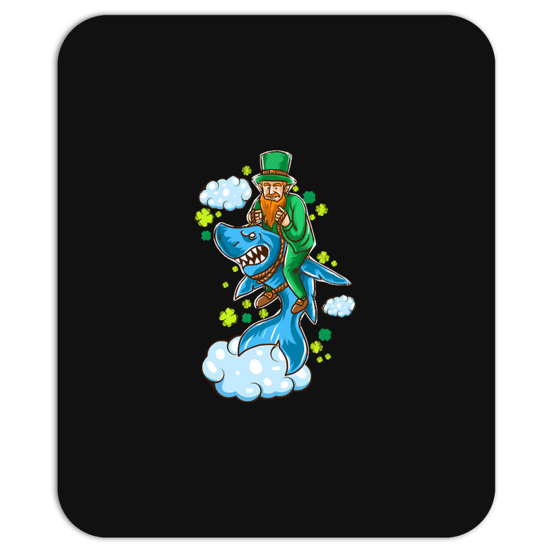 Shark St Patricks Day, Shark St Patricks Day Vintage, Shark St Patrick Mousepad | Artistshot