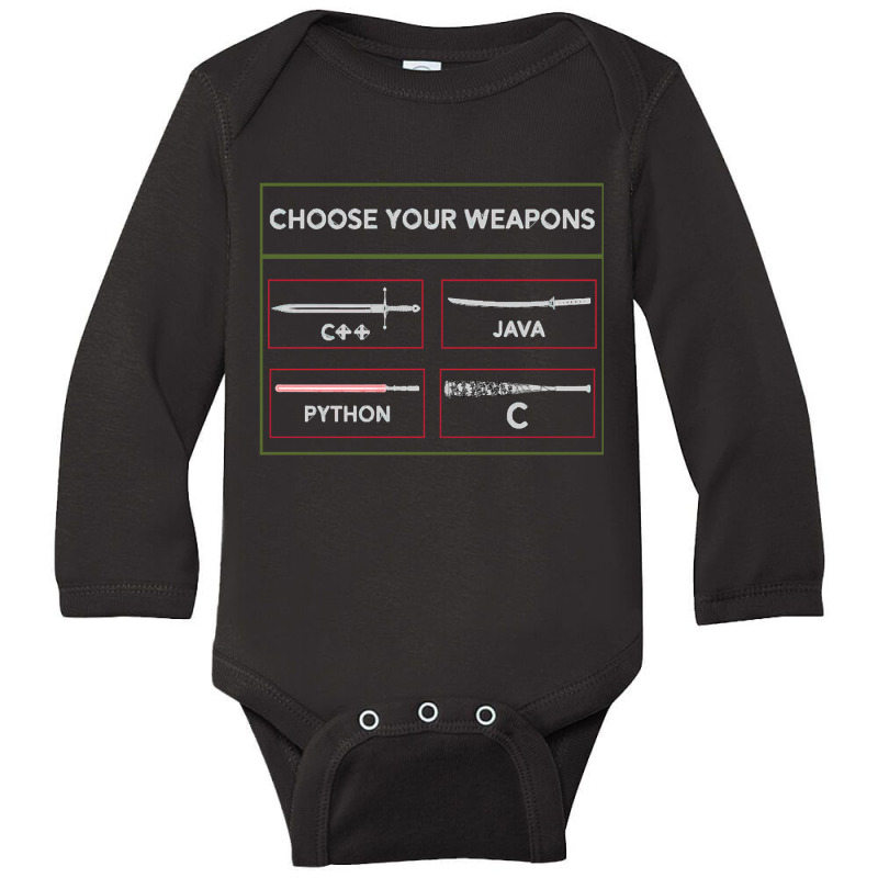 Computer Coding, Computer Coding Art, Computer Coding Vintage, Compute Long Sleeve Baby Bodysuit | Artistshot