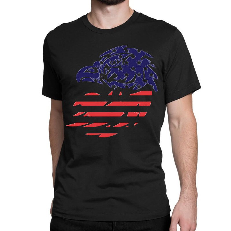 Patriotic Eagle, Patriotic Eagle Vintage, Patriotic Eagle Art, Patriot Classic T-shirt by cm-arts | Artistshot