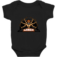 God Of Miner, God Of Miner Art, God Of Miner Painting, God Of Miner Vi Baby Bodysuit | Artistshot