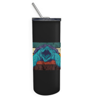 Snapping Turtle Retro Reptile Lover Sea Animal Snap Turtle Skinny Tumbler | Artistshot