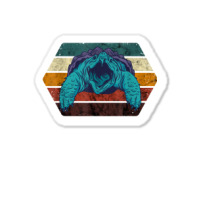 Snapping Turtle Retro Reptile Lover Sea Animal Snap Turtle Sticker | Artistshot